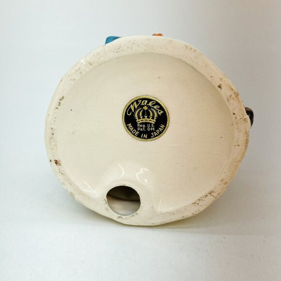 Vintage Wales Hand Painted Porcelain Figurine Girl Reading Book Japan - Picture 9 of 10